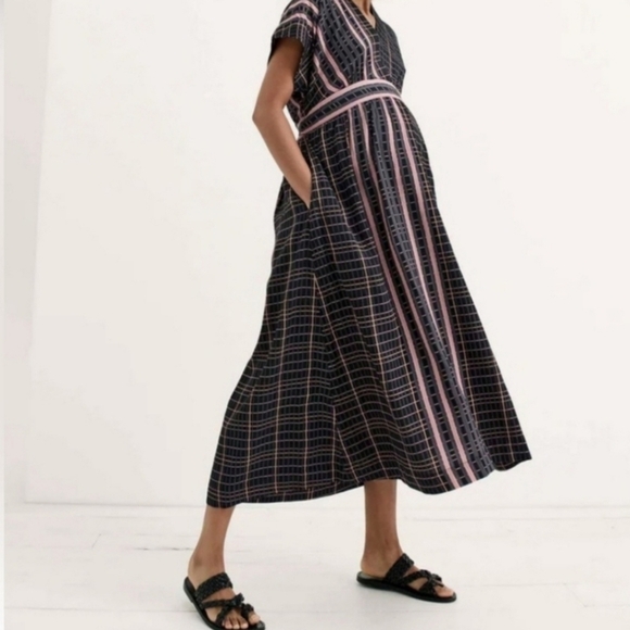 Hatch the black plaid Natalie dress, 0 (xs) - Picture 3 of 7